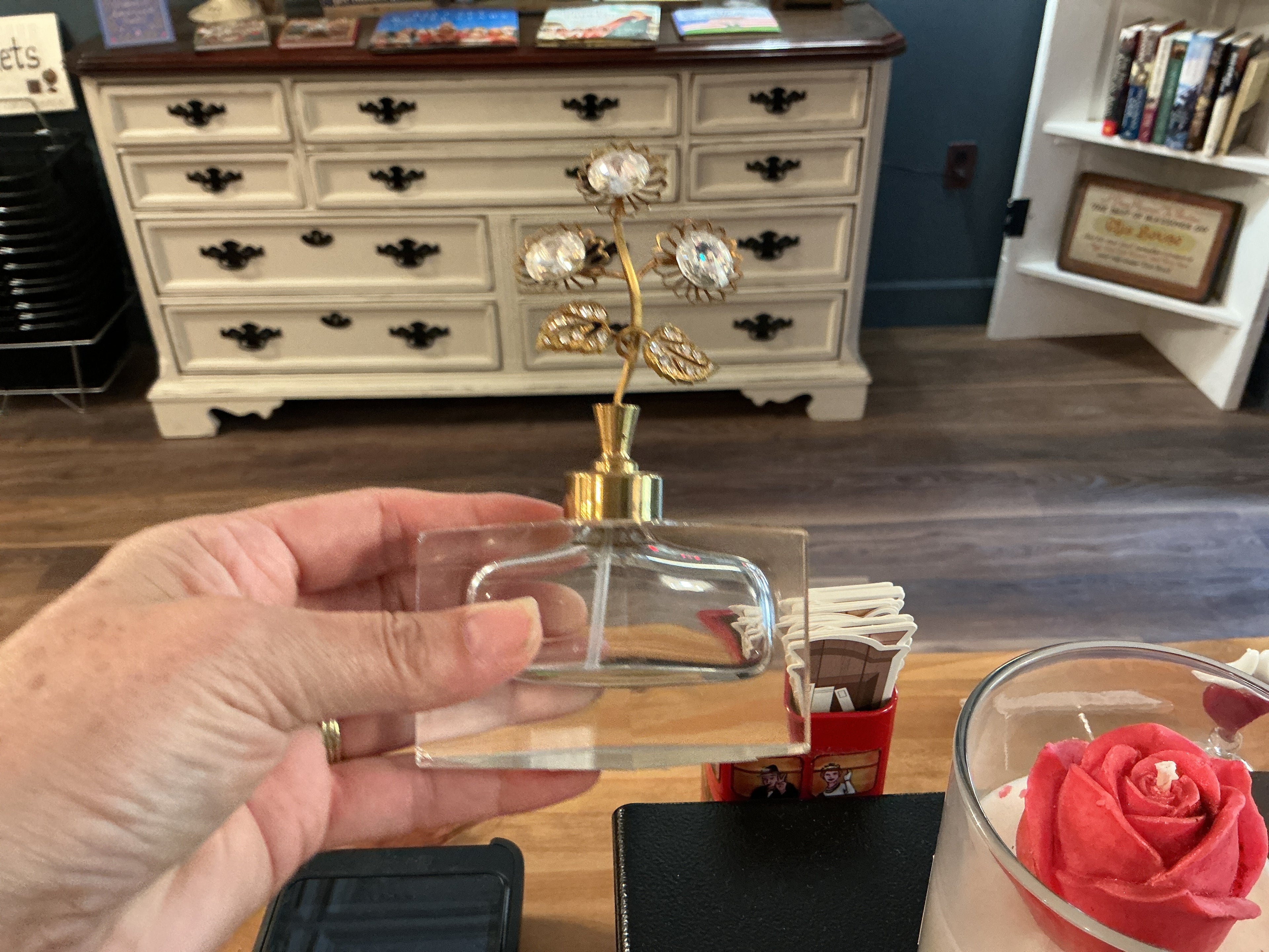 1950s perfume bottle