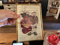 Gold framed flower print