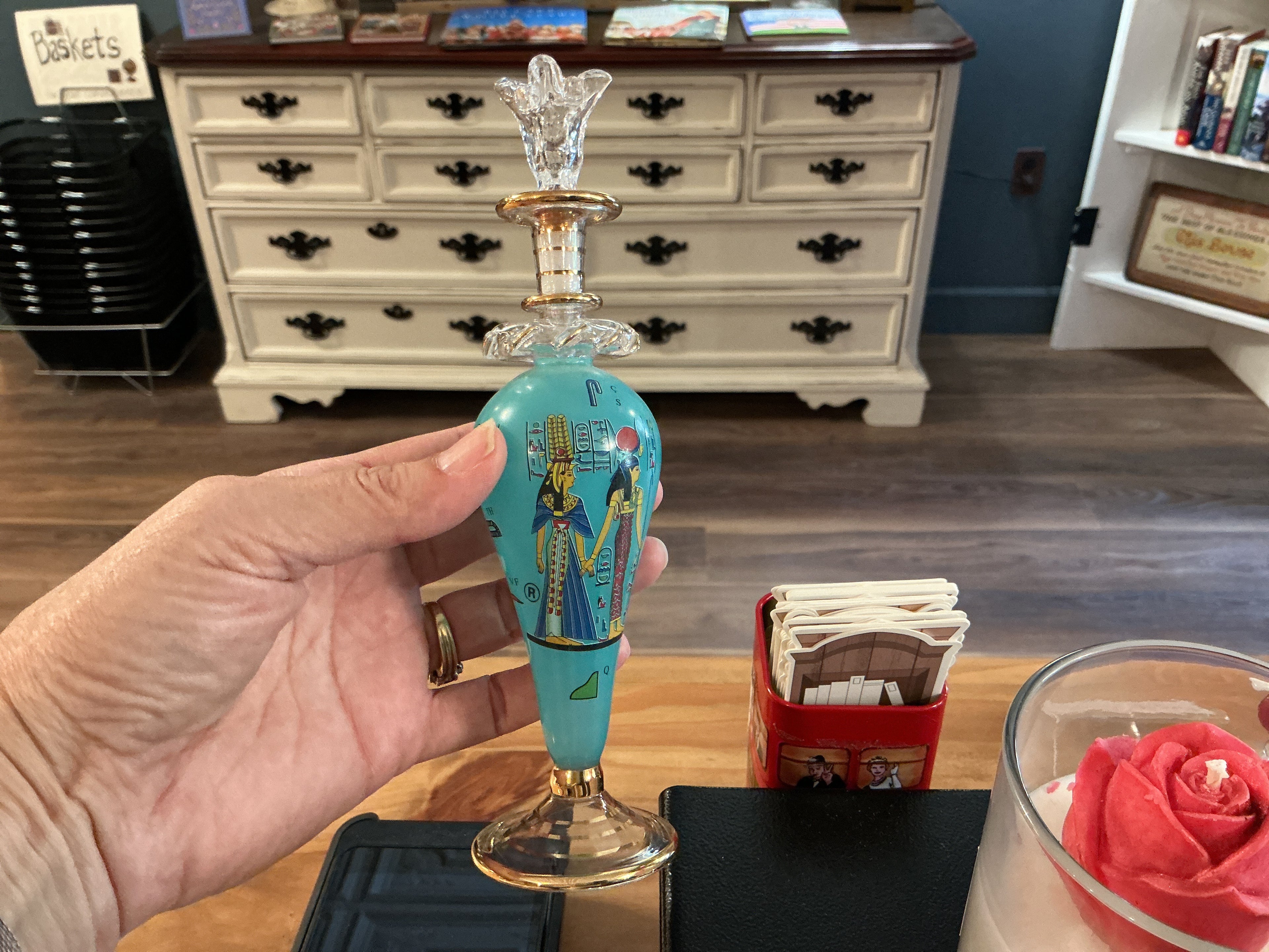Egyptian perfume bottle