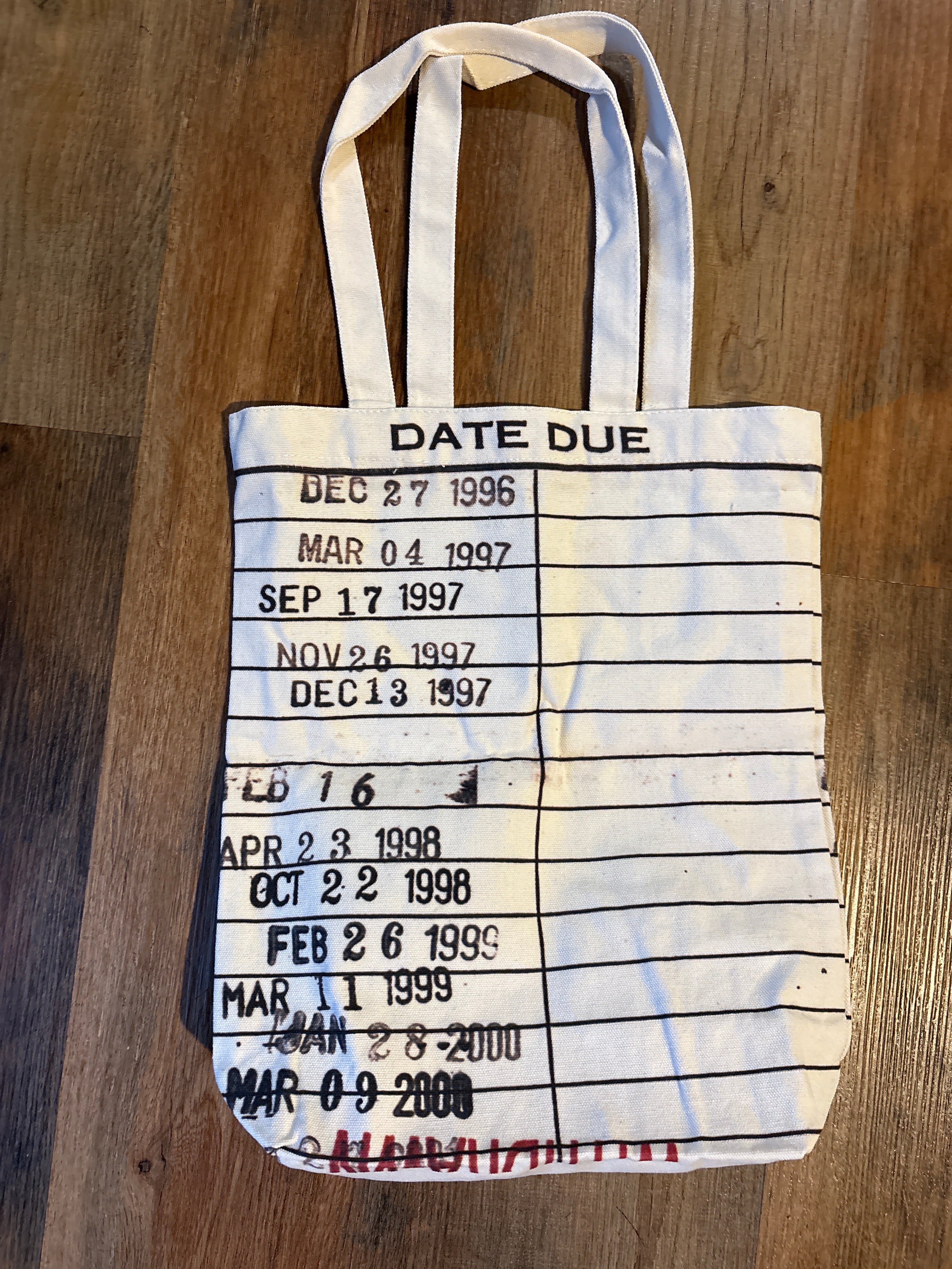 Due date tote