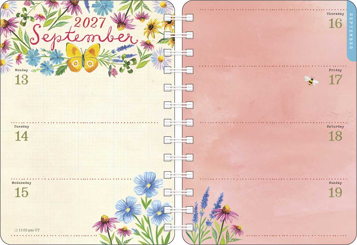 Katie Daisy 2027 Weekly Planner Calendar by Katie  Daisy