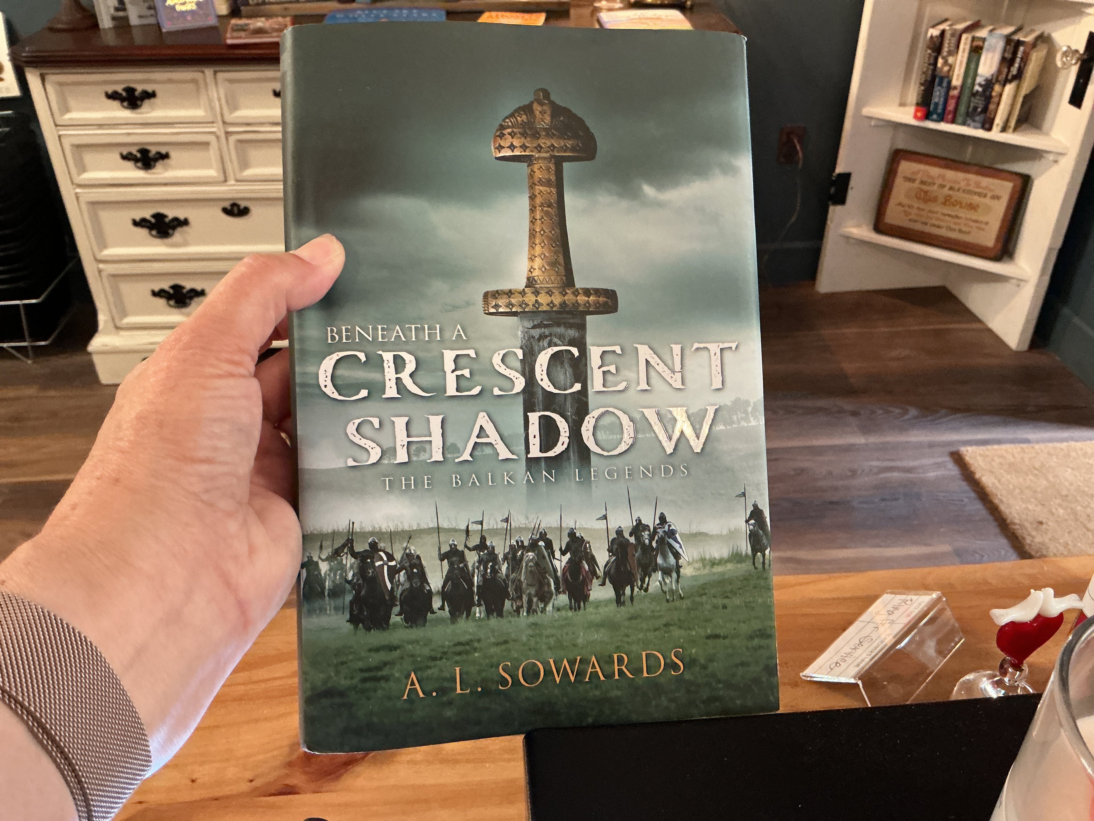 Beneath a crescent shadow